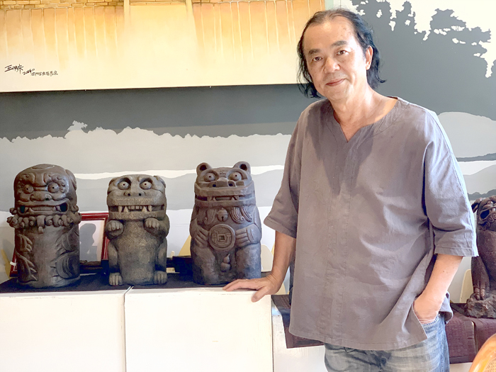 縣籍陶藝家王明宗。
(林靈攝)
