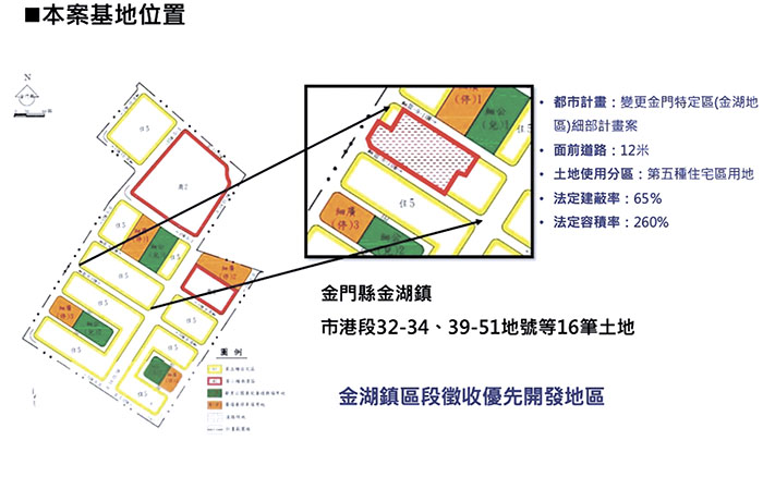 圖為規畫在市港路重劃區興建的山外郵局大樓初步設計圖。（縣府提供）