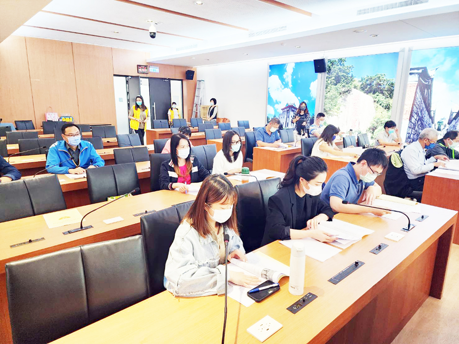 志願服務聯繫會報，縣府邀集相關單位與會。（許峻魁攝）
