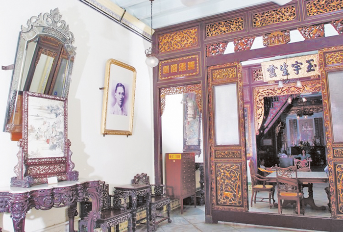 峇峇與娘惹文化的古住宅
（資料來源：峇峇娘惹古蹟博物館 Baba Nyonya Heritage Museum）