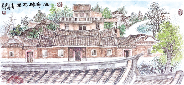 吳鼎仁畫作。（吳鼎仁提供）