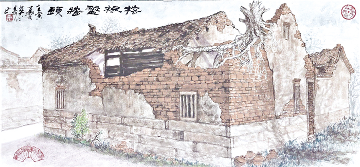 吳鼎仁畫作。（吳鼎仁提供）