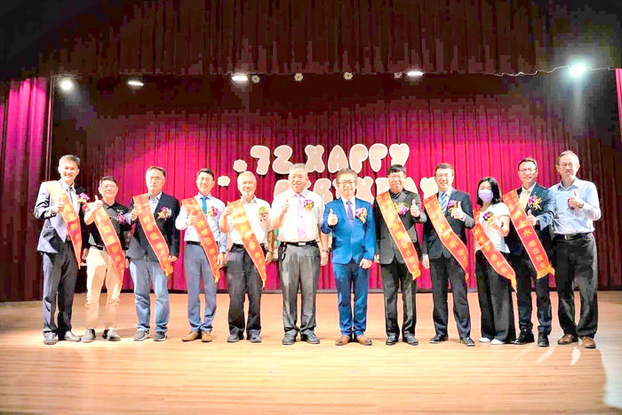 金門高中72週年校慶,表揚10位傑出校友。(陳冠霖攝)