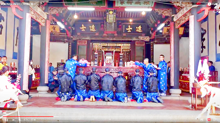 瓊林聚落風華再現全紀錄影片,獲56屆休士頓國際影展銀獎。(金門縣文化局提供)