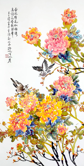 由金門縣文化局主辦，中華娛樂文創產業發展協會所策畫的「彩墨浯島 書畫大地」會員聯展，將在7月1日下午14時舉行開幕式。
（金門縣文化局提供）