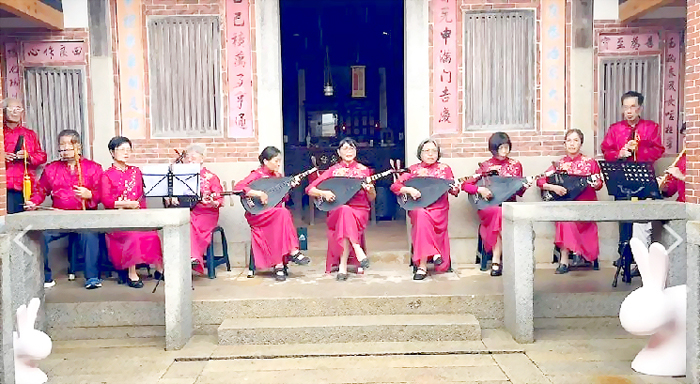 金門縣仙洲薪傳南音社策辦的南音培訓教學表演藝術活動，7月9日起將在碧山仙洲館等地陸續演出，歡迎喜愛南音的朋友前往聆賞。（金門縣文化局提供）