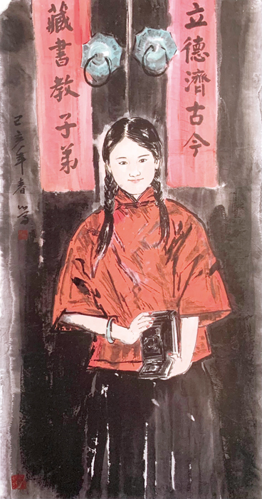 〈金門姑娘〉。(林靈攝)