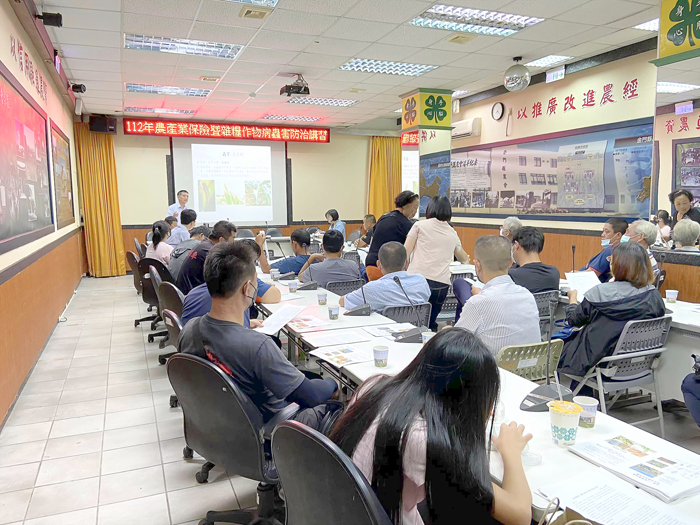縣府舉辦雜糧作物安全用藥講習。（建設處提供）