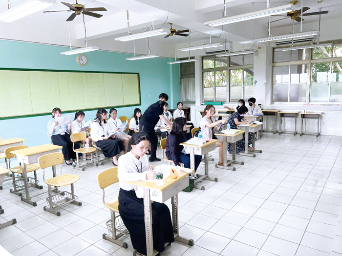 112年金門縣語文競賽9月16日、17日於金城國中舉行，一天半的競賽共有36場次的競比。（金城國中提供）