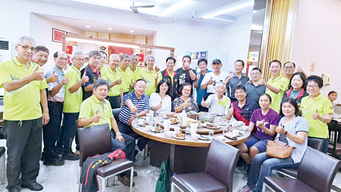 中秋節前夕,台南市浯江金門同鄉會舉辦「中秋博餅餐會暨聯誼活動」。(該會提供)