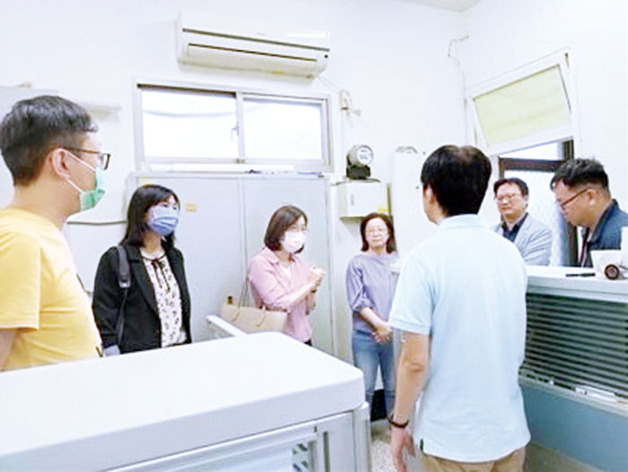 保護司副司長林秀敏參訪更生環保站。(金門地地檢署提供)