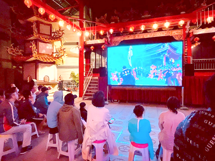 「武輦‧舞輦‧浯輦-金門的舞轎者」紀錄片辦首映會。(主辦單位提供)