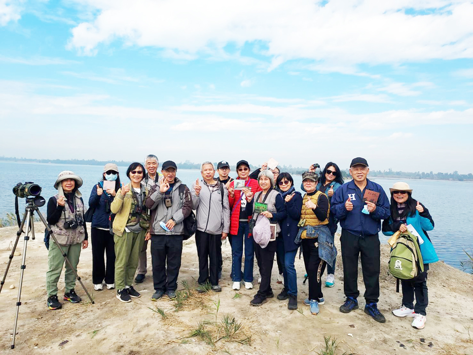 野鳥學會辦理「鳥類公民科學家元旦連假賞鳥」。(主辦單位提供)
