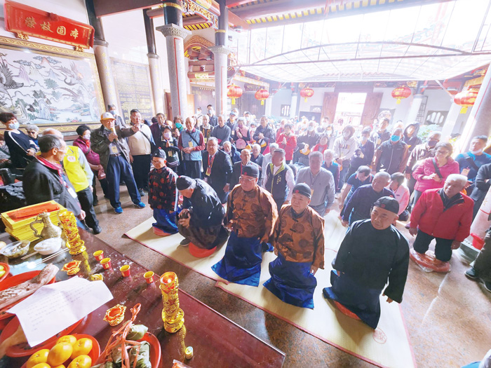 李氏宗親會組團赴陸，展開福建浦園君選公陵園與水頭君懷公陵園謁祖活動。（李氏宗親會提供）