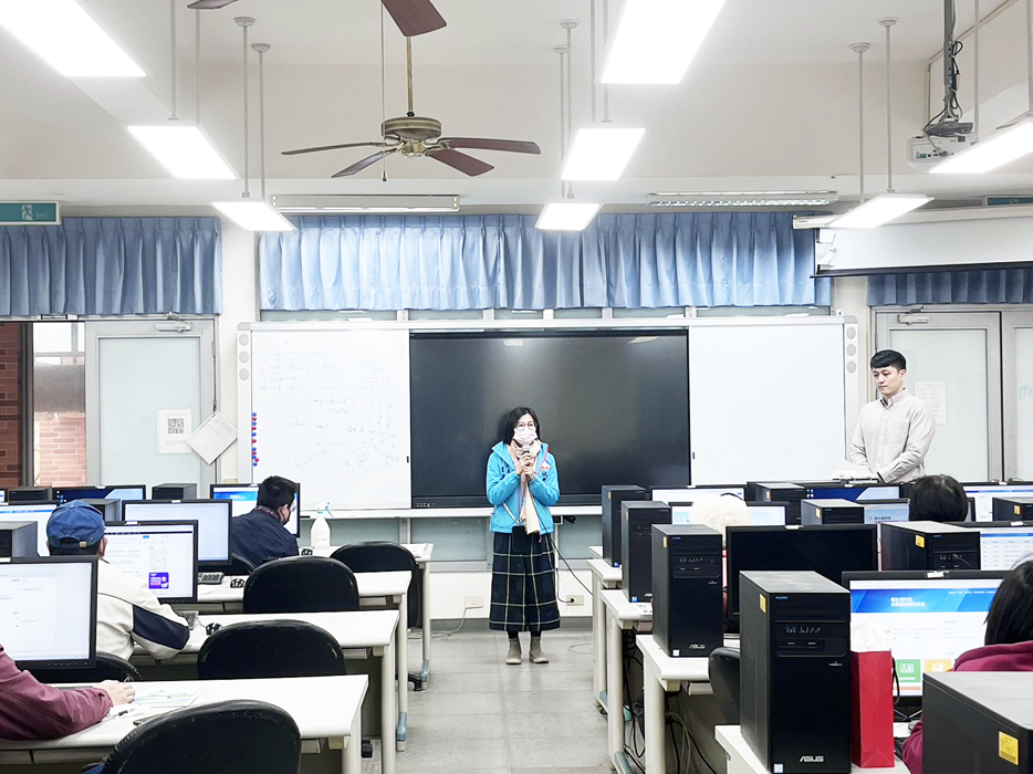縣政府辦理資訊系統訓練，提升數位化管理。（金門縣政府社會處提供）
