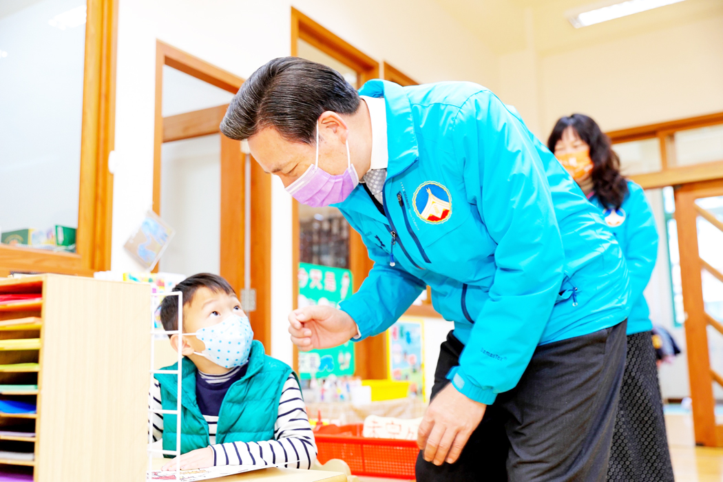 金門縣府提供幼生優質、安全的教學環境,持續提升專業服務量能和品質。(薛子軒攝)