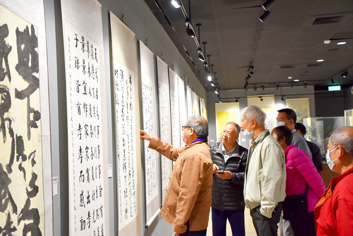 金門美術家聯展,3月23日至4月10日展出。(李增汪攝)