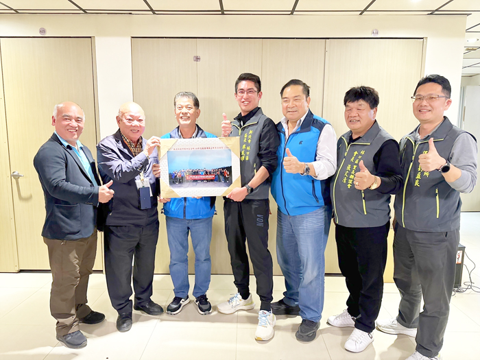 新北市林口區公所參訪金湖鎮交流及合影。(金湖鎮公所提供)