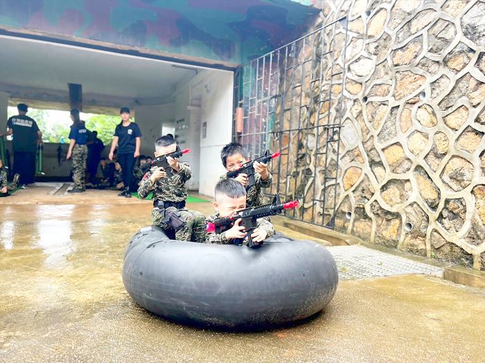 射擊訓練體驗。(金管處提供)