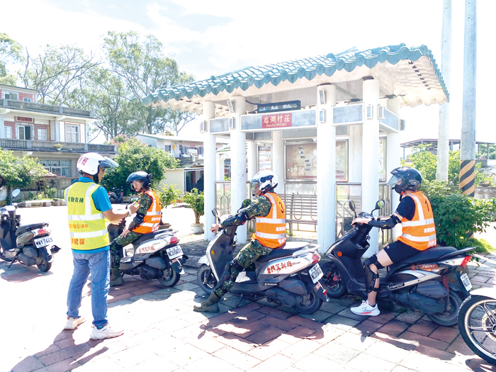 金門駕訓班開辦機車道路安駕訓練。(監理站提供)