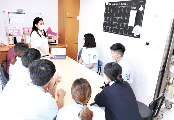 金門醫院舉辦校園誠信「崇廉尚潔-向上躍升」專案活動。（金醫政風室提供）