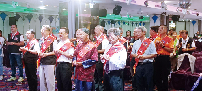 金門珠浦旅臺許氏宗親會辦會員大會暨祭祖活動。(該會提供)