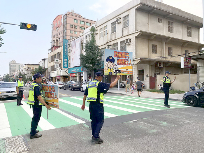 縣警局加強各項交通改善策進作為。(縣警局交通隊提供)