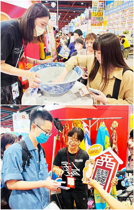 金門縣政府於「台灣國際旅展秋季展」設置金門館展位,強力行銷年度盛大民俗文化旅遊活動「中秋博狀元餅」。
(觀光處提供)