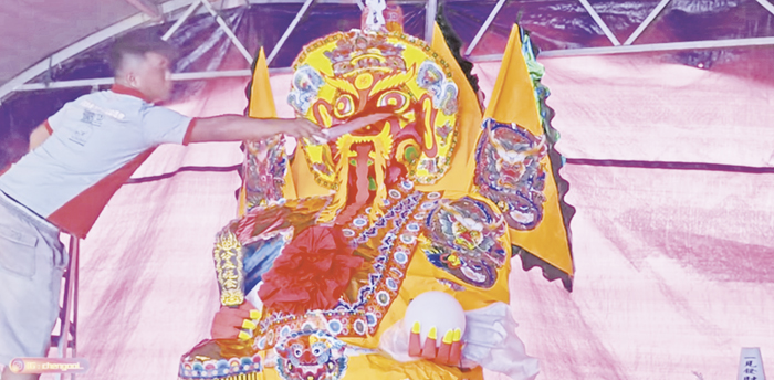 馬來西亞篇:
大士爺開光。(圖源:馬來西亞吉打武安宮圖工)