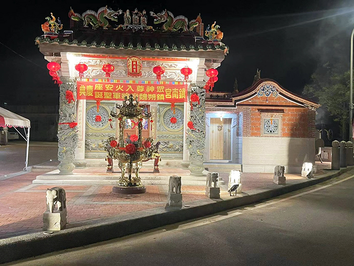 整修落成的鎮南宮。(后沙鎮南宮提供)