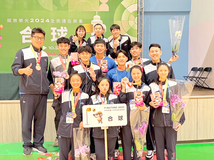 金門合球代表隊在全民運動會拿下銅牌。(教練團提供)