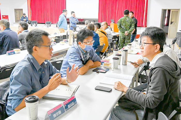 中央災害防救會報113年災害防救業務聯合訪評昨日於消防局登場。(消防局提供)