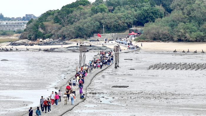 小三通旅客人數近期絡繹不絕，未來恢復至疫前的榮景，指日可待。（觀光處提供）