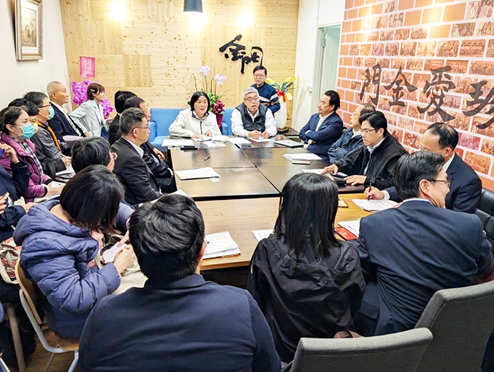 立委陳玉珍邀集相關單位召開協調會,要求主管機關增加金廈兩岸小三通航次及台金航空班次。(陳玉珍辦公室提供)