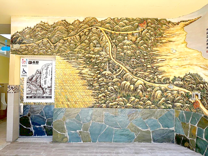 金管處公廁改造,融入在地特色。(金管處提供)