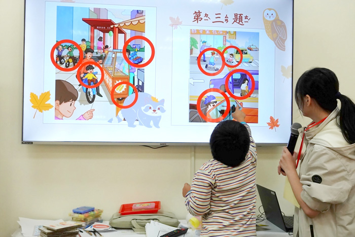 金門家扶中心與實踐大學社工系再次攜手辦理兒童冬令營活動。(金門家扶中心提供)