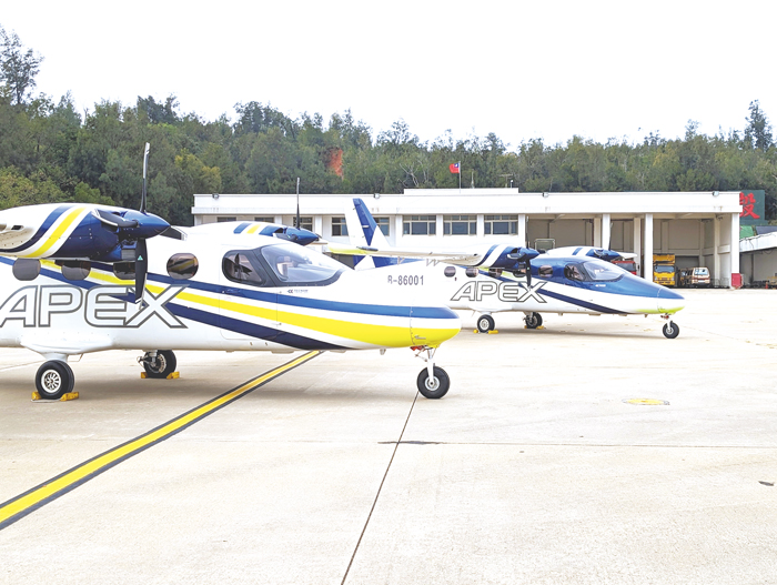 安捷航空進駐金門航空站,除有一架醫療專機全天候駐地,另提供一架備用機,以備不時之需。(安捷航空提供)