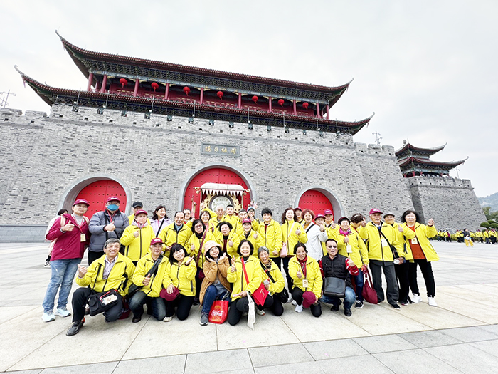 金門進香團圓滿完成四天宗教文化交流，昨（9）日金門媽祖神像回到金門。（民眾提供）