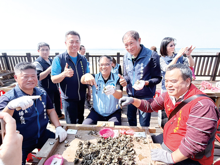 金寧鄉石蚵文化季記者會。(呂肇中攝)