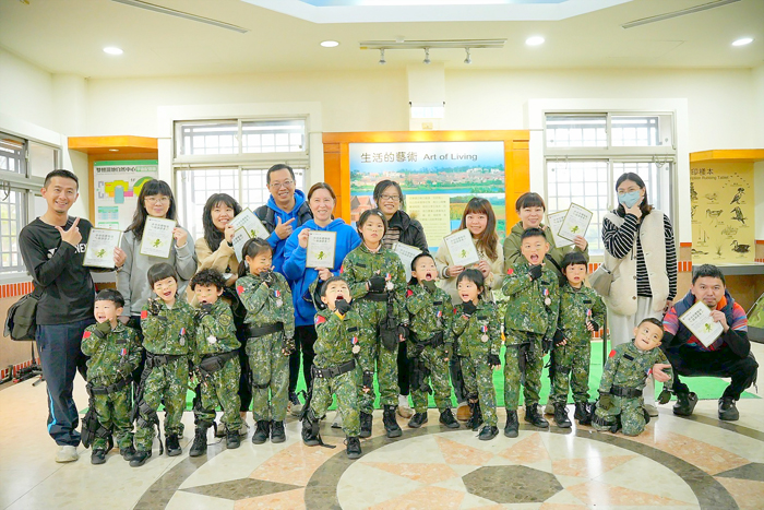 金管處「小兵日記兒童軍事體驗營」活動。(國家公園金管處提供)