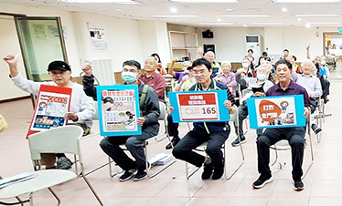 防騙宣導邀退除役官兵加入全民打詐行列。
（榮服處提供）
