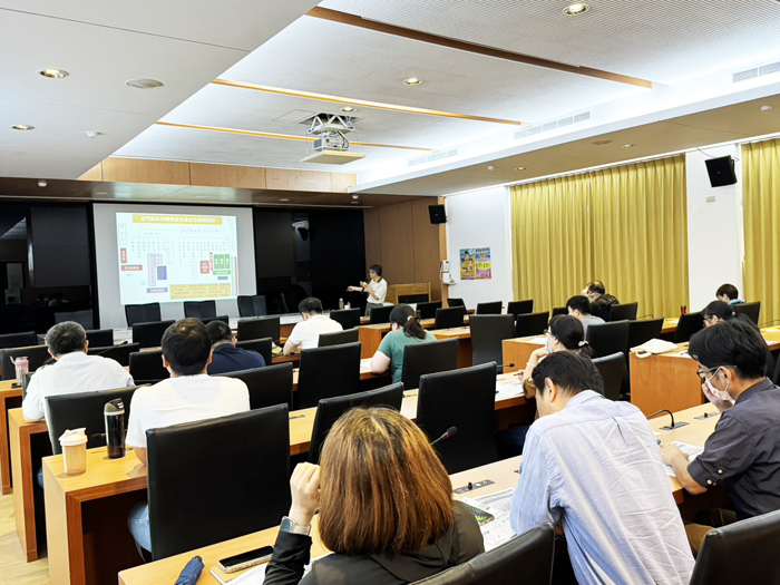金門縣政府舉辦「114年公共行政業職業安全衛生相關法規概論教育訓練」。(陳冠霖攝)