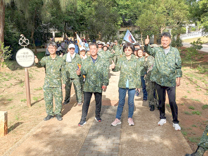 大旗艦計畫補助「行軍召集令」活動,14日上午在中山紀念林盛大舉行。(社會處提供)