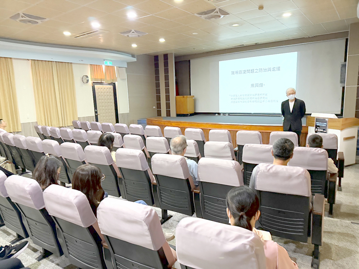 金門縣政府人事處辦理「從兩公約之工作權談職場霸凌防治」研習講座。（陳冠霖攝）