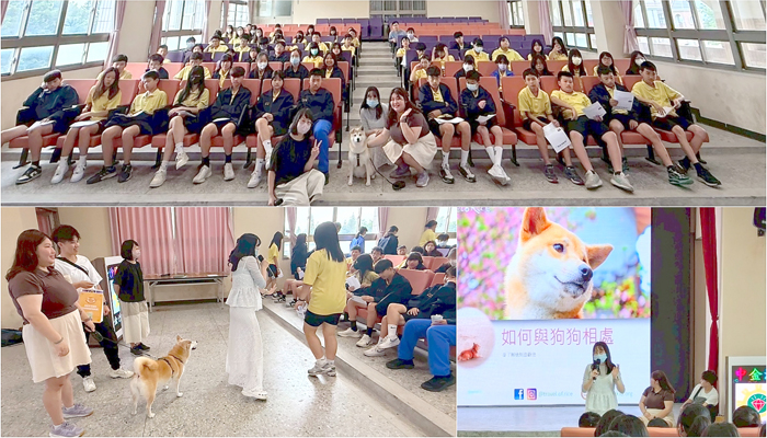 「獨一無二的家人」講座走進沙中,讓學生瞭解飼養動物之基本常識及責任。
(金沙國中提供)