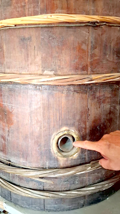 斗門百年製酒器-錫。(蔡麗玉攝)