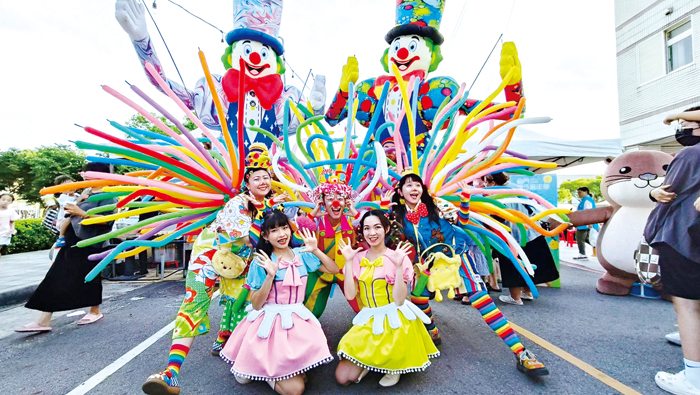 金門親子嘉年華主題日活動在新市公園登場。(陳麗妤攝)