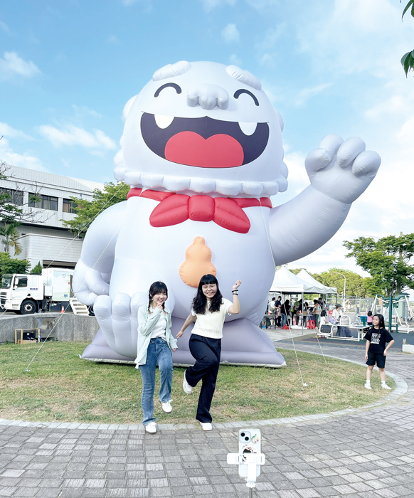 金門親子嘉年華主題日活動在新市公園登場。(陳麗妤攝)