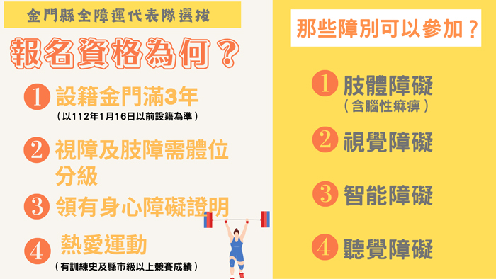 全障運選拔說明。（教育處提供）