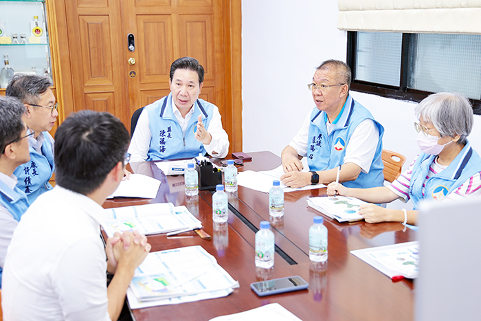 縣長陳福海邀集相關局處召開「馬山港區整體規劃及建設專案會議」。(薛子軒攝)
